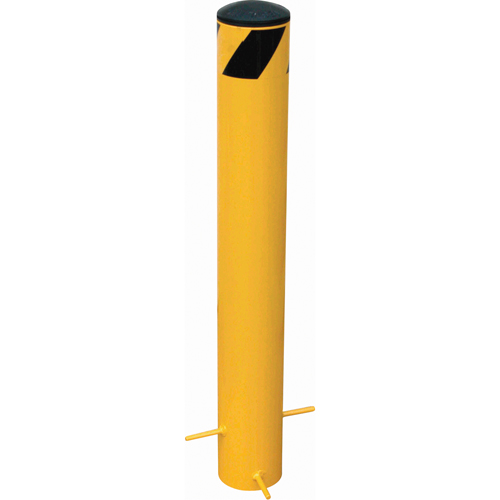 Bornes &agrave; couler, Acier, 42-1/2" h x 5-9/16" la, Jaune Trail Hammer and Bolt