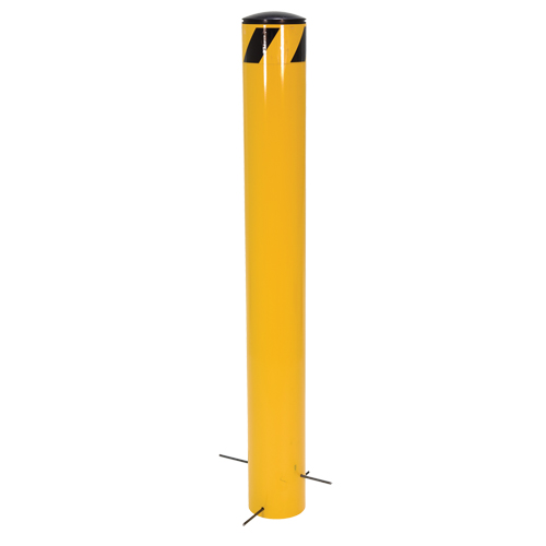 Bornes &agrave; couler, Acier, 36-1/2" h x 5-9/16" la, Jaune Trail Hammer and Bolt