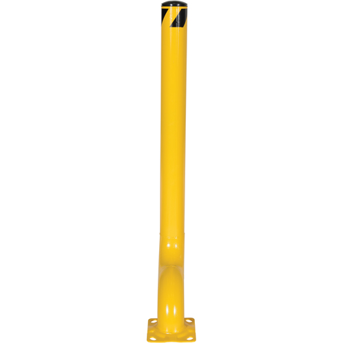 Borne d&eacute;sax&eacute;e, Acier, 54" h x 4-1/2" la, Jaune Trail Hammer and Bolt