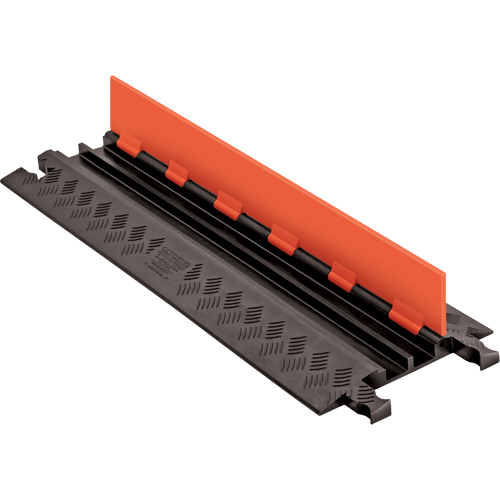 Guard Dog&reg; Low Profile Cable Protector, 2 Channels, 36" L x 11.94" W x 1.25" H Trail Hammer and Bolt