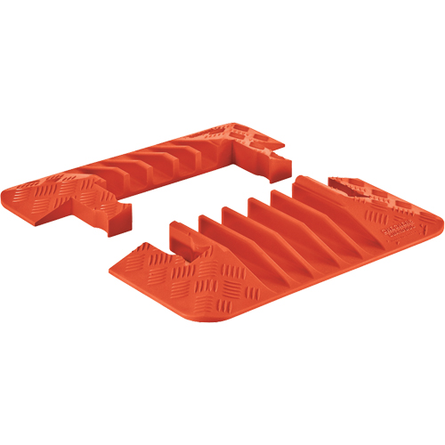 Protecteur de c&acirc;ble pour usage g&eacute;n&eacute;ral &agrave; 5 canaux Guard Dog, capuchons d'extr&eacute;mit&eacute;s Trail Hammer and Bolt