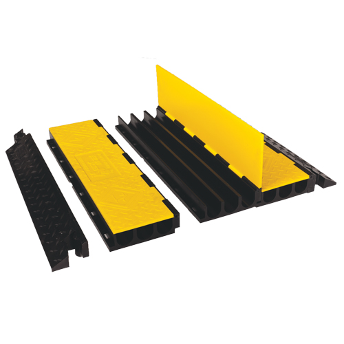 Yellow Jacket&reg; Cable Protector System, 3 Channels, 36" L x 18.5" W x 3" H Trail Hammer and Bolt