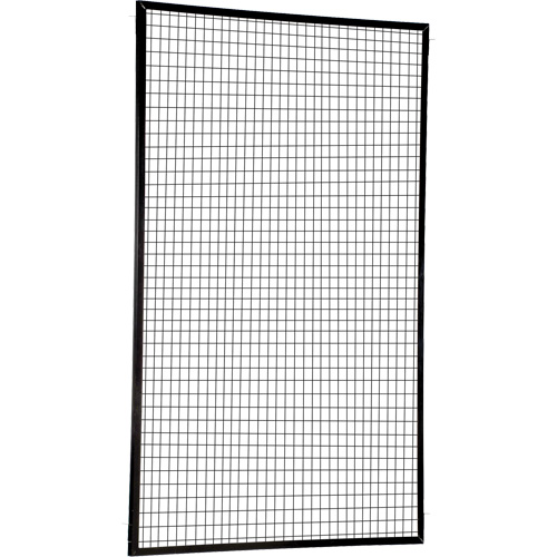 Panneau de protection p&eacute;rim&eacute;trique ajustable, 8' h x 5' la, Noir Trail Hammer and Bolt