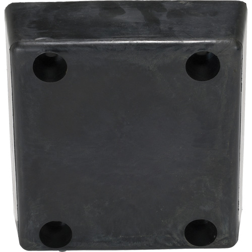 Butoir de quai moul&eacute;, Caoutchouc renforc&eacute;, 12" la x 4" p x 13" h Trail Hammer and Bolt