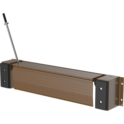 Mechanical Edge-O-Dock Leveler, 93" W, 66" Deck Width, 29" Span Trail Hammer and Bolt
