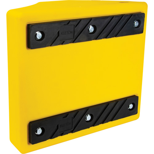 Cale de roue robustes, Ur&eacute;thane, Jaune, 15-1/2" la x 17-7/10" p x 10" h Trail Hammer and Bolt