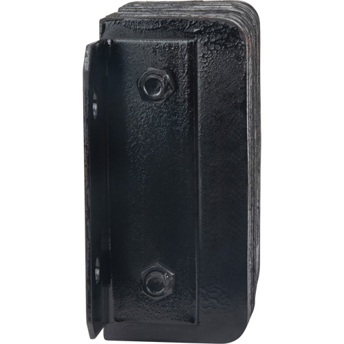 Butoirs de quai lamell&eacute;s, Horizontal, Caoutchouc, 12" la x 4" p x 10" h Trail Hammer and Bolt