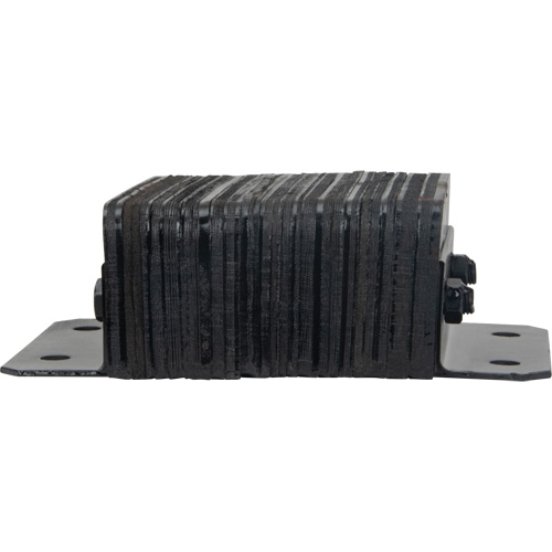 Butoirs de quai lamell&eacute;s, Horizontal, Caoutchouc, 12" la x 4" p x 10" h Trail Hammer and Bolt