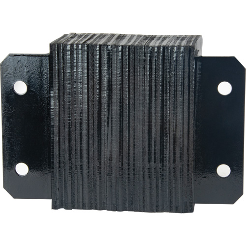 Butoirs de quai lamell&eacute;s, Horizontal, Caoutchouc, 12" la x 6" p x 10" h Trail Hammer and Bolt