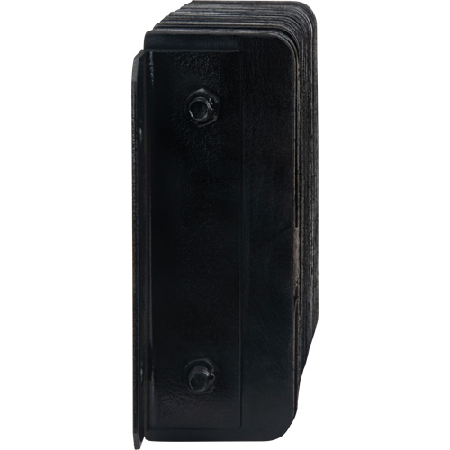 Butoirs de quai lamell&eacute;s, Horizontal, Caoutchouc, 18" la x 4" p x 12" h Trail Hammer and Bolt