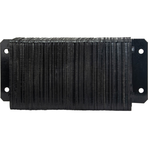 Butoirs de quai lamell&eacute;s, Horizontal, Caoutchouc, 24" la x 4" p x 12" h Trail Hammer and Bolt