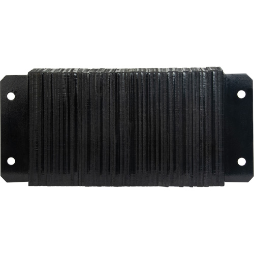 Butoirs de quai lamell&eacute;s, Horizontal, Caoutchouc, 24" la x 4" p x 12" h Trail Hammer and Bolt