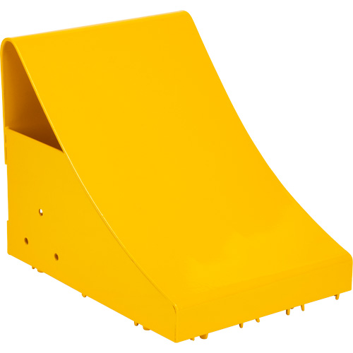 Cales-roue pour la glace, Acier, Jaune, 8-1/16" la x 10-5/8" p x 8-13/16" h Trail Hammer and Bolt