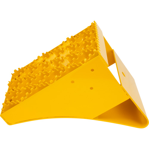 Cales-roue pour la glace, Acier, Jaune, 8-1/16" la x 10-5/8" p x 8-13/16" h Trail Hammer and Bolt