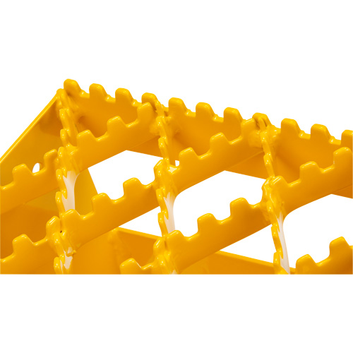 Cales-roue pour la glace, Acier, Jaune, 8-1/16" la x 10-5/8" p x 8-13/16" h Trail Hammer and Bolt