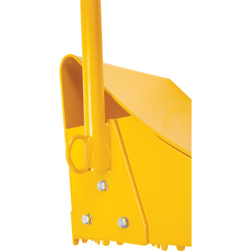 Ice Chock with Ergonomic Handle, Steel, Yellow, 8-1/16" W x 10-5/8" D x 8-13/16" H Trail Hammer and Bolt