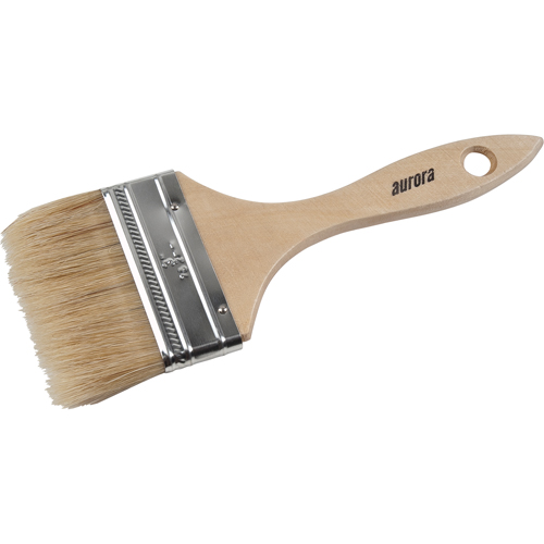 Pinceaux s&eacute;rie AP200, Soie blanche, Manche Bois, Largeur de 3" Trail Hammer and Bolt