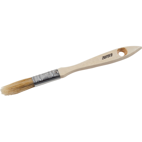 Pinceaux s&eacute;rie AP200, Soie blanche, Manche Bois, Largeur de 1/2" Trail Hammer and Bolt