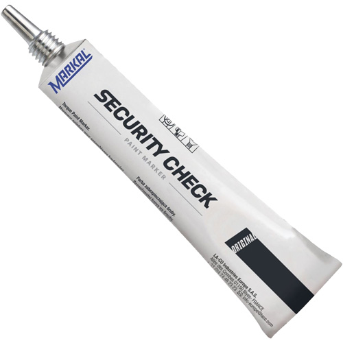 Marqueur de peinture de contr&ocirc;le de s&eacute;curit&eacute;, 1,7 oz, Tube, Noir Trail Hammer and Bolt