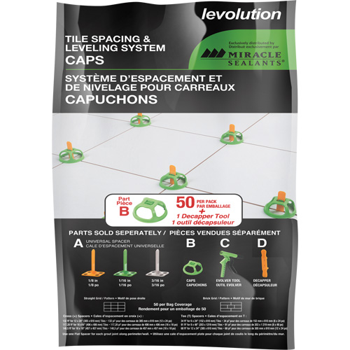 Miracle Sealants&reg; Levolution Universal Caps Trail Hammer and Bolt