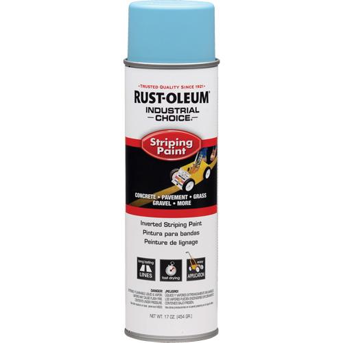 S1600 System Inverted Striping Paint, Blue, Aerosol Can Trail Hammer and Bolt
