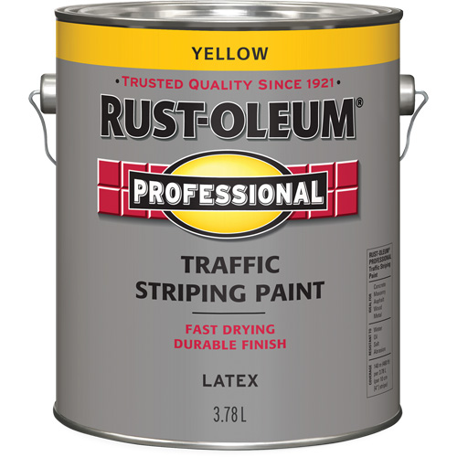 Peinture pour traçage de lignes de circulation, Jaune, 3,78 L, Cruche Trail Hammer and Bolt