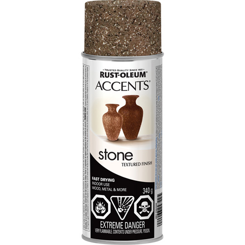 Accents&reg; Stone Creations Spray Paint, Aerosol Can, Sienna Stone Trail Hammer and Bolt
