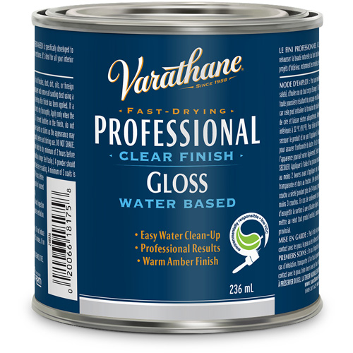 Varathane&reg; Professional Finish, 236 ml, Clear, Gloss Trail Hammer and Bolt