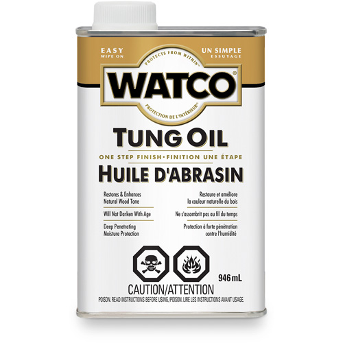 Huile dabrasin Watco, 946 ml, Transparent, Transparent Trail Hammer and Bolt