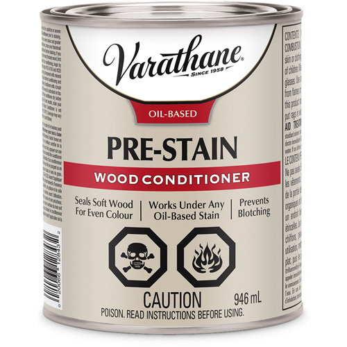 Conditionneur de bois de premi&egrave;re qualit&eacute; Varathane, 946 ml, Transparent Trail Hammer and Bolt