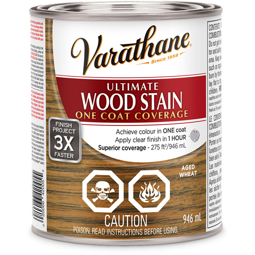 Teinture pour le bois ultime Varathane, 946 ml, Bl&eacute; vieilli Trail Hammer and Bolt