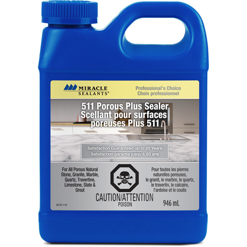 Scellant Porous Plus 511 Miracle Sealants, Cruche Trail Hammer and Bolt