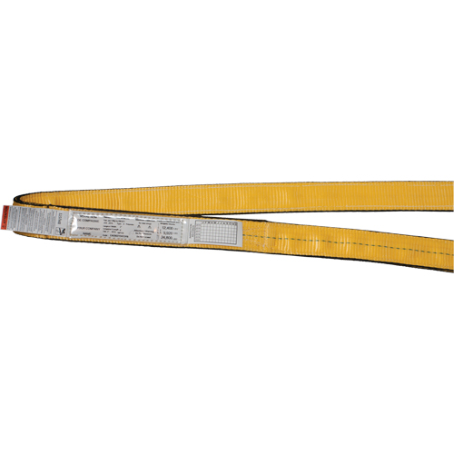 Nylon Slings, Single Ply, Endless, Type 5, 2" W x 3' L, 6200 lbs. Vertical Load Limit Trail Hammer and Bolt