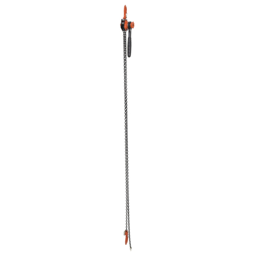 Mini palan &agrave; levier, Lev&eacute;e 10', Cabacit&eacute; 1000 lb (0,5 tonne), Chaîne en Acier Trail Hammer and Bolt