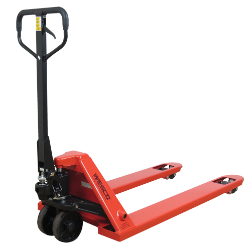 Pallet Truck, Steel, 48" L x 27" W, 5500 lbs. Capacity Trail Hammer and Bolt