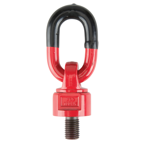 Lifting Swivel Hoist Rings, M12, 27 mm Thread Length, Alloy Steel Trail Hammer and Bolt