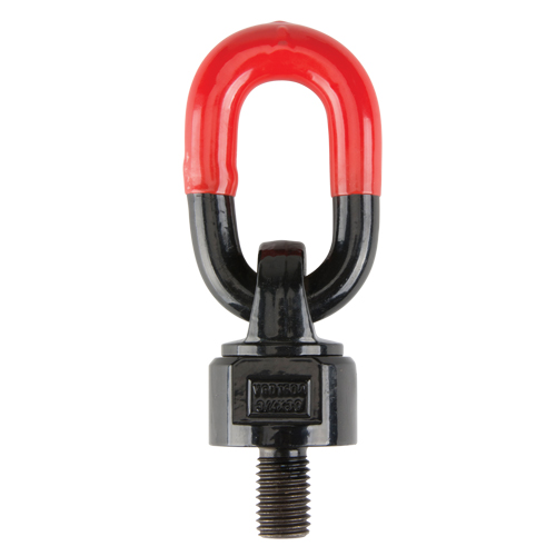 Lifting Swivel Hoist Rings, 1/4", 13 mm Thread Length, Alloy Steel Trail Hammer and Bolt