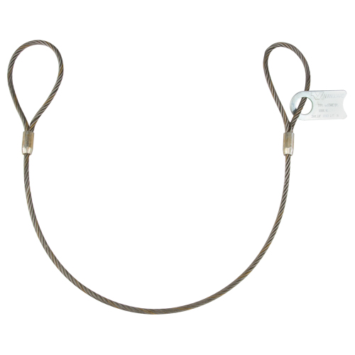 Wire Rope Lifting Sling - Eye & Eye Trail Hammer and Bolt