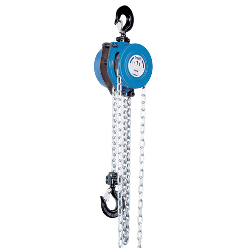 Tralift&reg; Chain Hoist, 20' Lift, 6000 lbs. (3 tons) Capacity, Grade 80 Chain Trail Hammer and Bolt