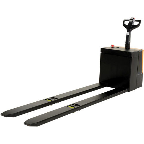 Transpalette &eacute;lectrique motoris&eacute; a/plateforme &agrave; conducteur debout, Capacit&eacute; 4500 lb, 96" lo x 30" la Trail Hammer and Bolt
