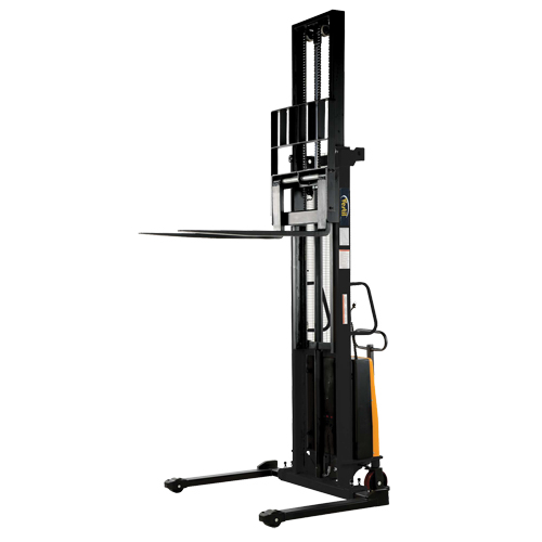 Gerbeur pour chariot &eacute;l&eacute;vateur, Fonctionnement &eacute;lectrique, Capacit&eacute; 2000 lb, Lev&eacute;e max 150" Trail Hammer and Bolt