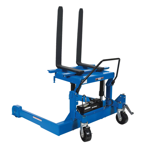 Straddled Ergonomic Tilter, 90° Tilt, 4000 lbs. Capacity, 72-13/16" L x 57-1/4" W x 29-1/4" H Trail Hammer and Bolt