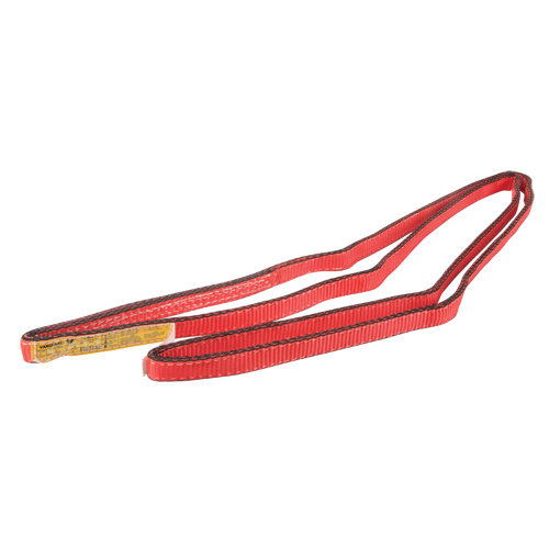 &eacute;lingue de levage en polyester, Pli Double, Sans fin, Type 5, 2'' la x 10' lo, Capacit&eacute; verticale 12400 lb Trail Hammer and Bolt