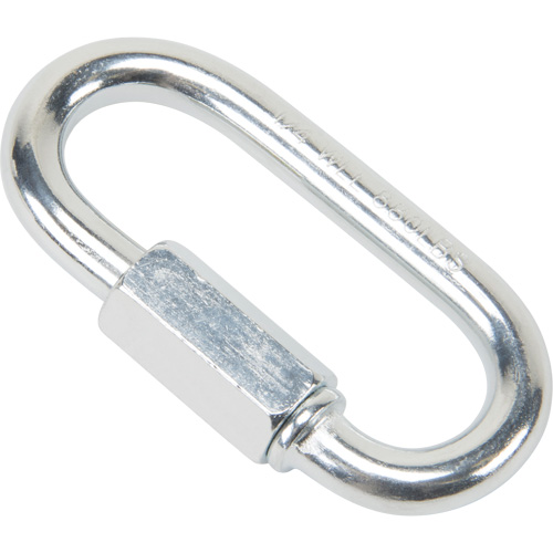 Zinc Plated Quick Link, 880 lbs (0.44 tons), 1/4" Trail Hammer and Bolt