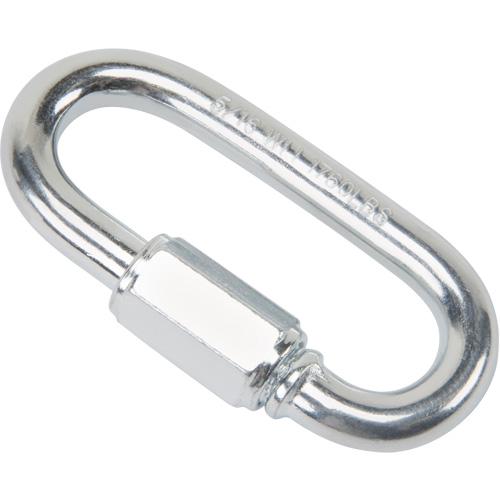 Zinc Plated Quick Link, 1760 lbs (0.88 tons), 5/16" Trail Hammer and Bolt