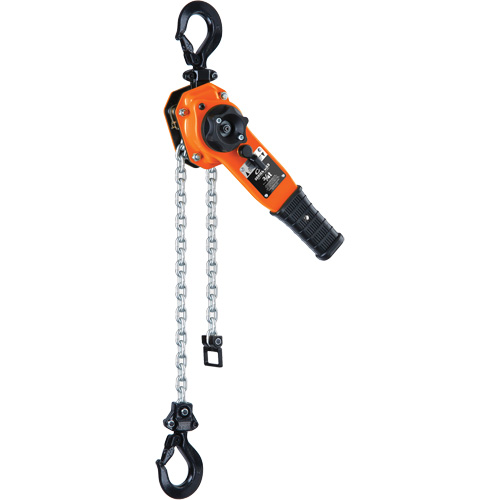 Palan &agrave; levier de s&eacute;rie 653-A, Lev&eacute;e 10', Cabacit&eacute; 1500 lb (0,75 tonne), Chaîne en Acier Trail Hammer and Bolt