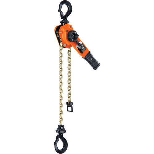 Palan &agrave; levier de s&eacute;rie 653-A, Lev&eacute;e 15', Cabacit&eacute; 3000 lb (1,5 tonne), Chaîne en Acier Trail Hammer and Bolt