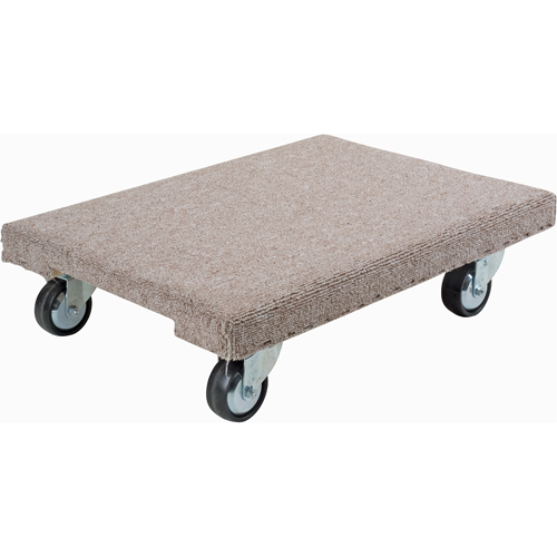 Wood Dollies - Medium-Duty, Polyolefin Wheels, 900 lbs. Capacity, 18" W x 24" D x 7" H Trail Hammer and Bolt