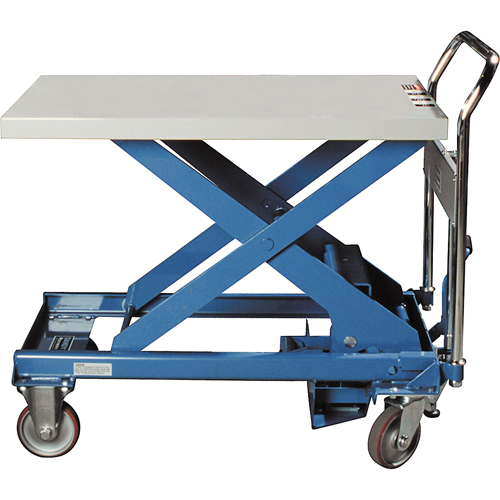 Dandy Lift Scissor Lift Table, 28" L x 17-7/10" W, Steel, 330 lbs. Capacity Trail Hammer and Bolt