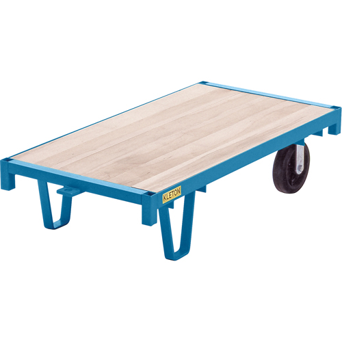 Specialized Platform Decks - Semi Live Skids, 60" L x 30" W, 2000 lbs. Capacity, Rubber Casters Trail Hammer and Bolt
